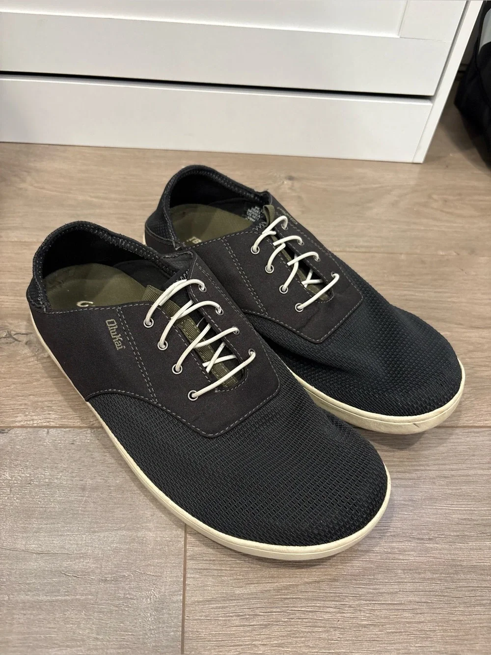 OLUKAI Nohea Moku Black Casual Shoes Mens Size US 11